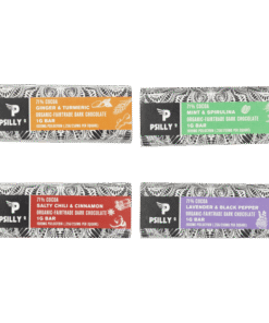 Psilly – Dark Chocolate Bar – Mint & Spirulina - Image 7
