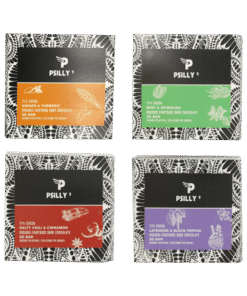 Psilly – Dark Chocolate Bar – Salty Chili & Cinnamon - Image 6