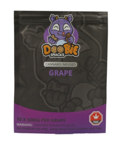Doobie Snacks – Grape Gummies – 500mg THC