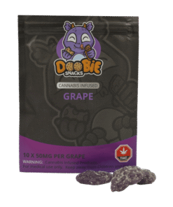 Alternative view of Doobie Snacks – Grape Gummies – 500mg THC