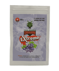 Green Samurai Extreme – Grape Gummy – 300mg THC