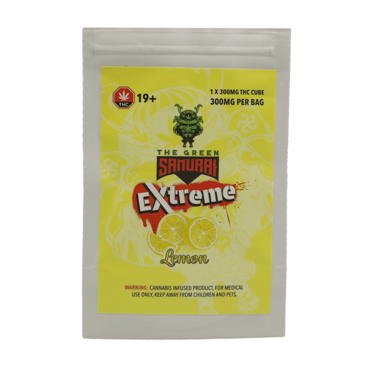 Green Samurai Extreme – Lemon Gummy – 300mg THC