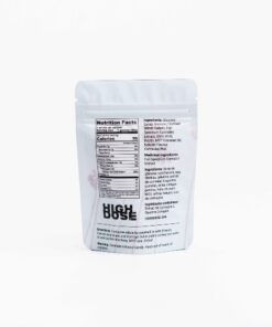 Alternative view of High Dose – cannabis Infused Gummies – Strawberry – 500mg/1000mg