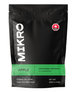 Mikro – THC Gummies – 100mg THC – Apple