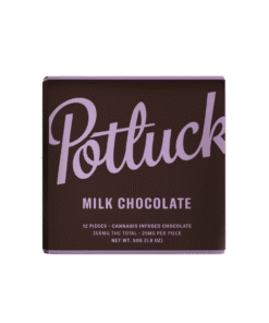 Alternative view of Potluck – Infused Chocolate – Milk Chocolate – 300mg THC