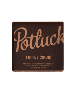 Alternative view of Potluck – Infused Chocolate – Toffee (Skor) – 300mg THC