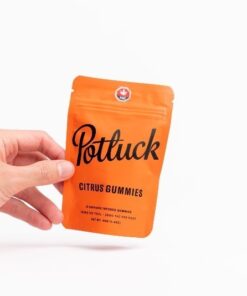 Potluck Extracts – Citrus Gummies – 200mg THC - Image 3