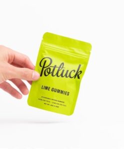 Potluck Extracts – Lime Gummies (CBD) – 200mg - Image 3