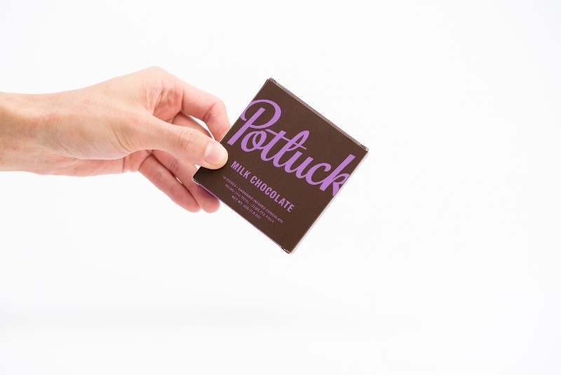 Potluck – Infused Chocolate – Milk Chocolate – 300mg THC - Image 4
