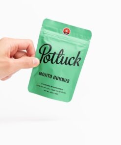 Potluck Extracts – Mojito Gummies (1:1) – 100mg THC / 100mg CBD - Image 3
