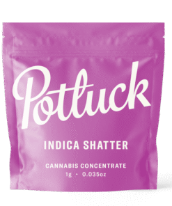 Potluck – Indica Shatter – 1g