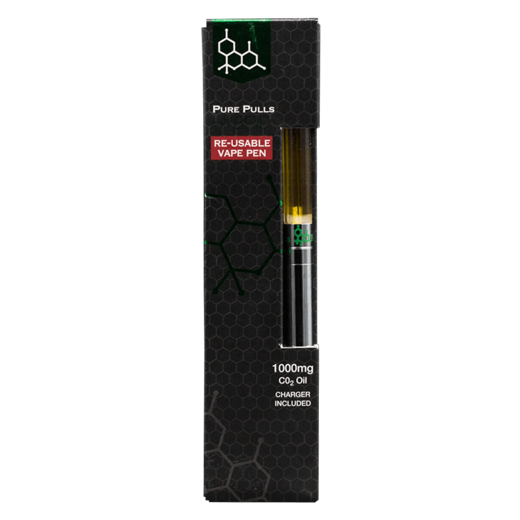 Pure Pulls – CO2 Oil Reusable Vape Pen – Sativa 1ml