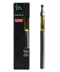 Alternative view of Pure Pulls – CO2 Oil Reusable Vape Pen – Indica 1ml