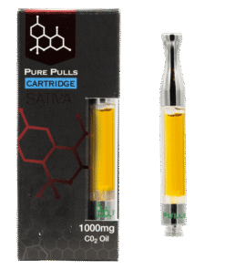 Alternative view of Pure Pulls – CO2 Oil Refill Cart – Sativa 1ml