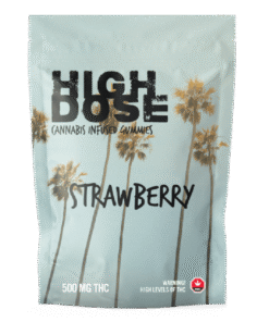 High Dose – cannabis Infused Gummies – Strawberry – 500mg/1000mg