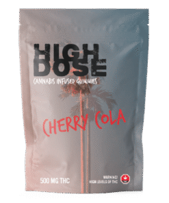 High Dose – cannabis Infused Gummies – Cherry Cola – 500mg/1500mg