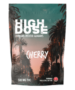High Dose – cannabis Infused Gummies – Cherry – 500mg/1000mg