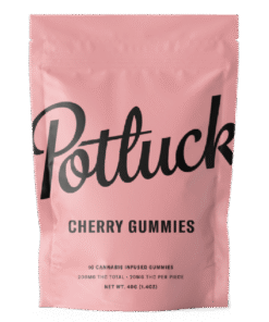 Potluck Extracts – Cherry Gummies – 200mg THC
