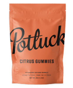 Potluck Extracts – Citrus Gummies – 200mg THC