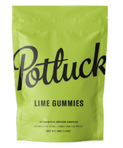 Potluck Extracts – Lime Gummies (CBD) – 200mg