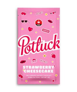 Potluck – Infused Chocolate – Strawberry Cheesecake – 100mg