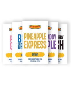 OneStop – THC Distillate Disposable Vape – Hybrid – 3ml