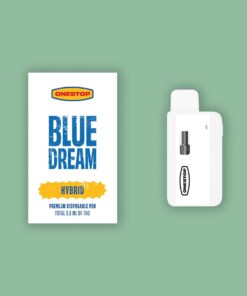 Alternative view of OneStop – THC Distillate Disposable Vape – Hybrid – 3ml