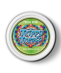 Trippy Treats – Fresh Pear Gummies – 400mg THC