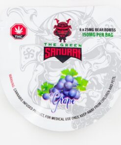 The Green Samurai – Grape Gummies – 150mg