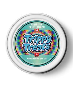 Trippy Treats – Hawaiian Fruit Punch Gummies – 400mg THC