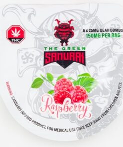 The Green Samurai – Raspberry Gummies – 150mg