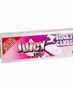 Juicy Jay’s – Superfine Hemp Papers (1.25 Inch) – Sticky Candy