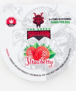 The Green Samurai – Strawberry Gummies – 150mg