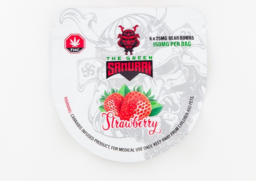 The Green Samurai – Strawberry Gummies – 150mg