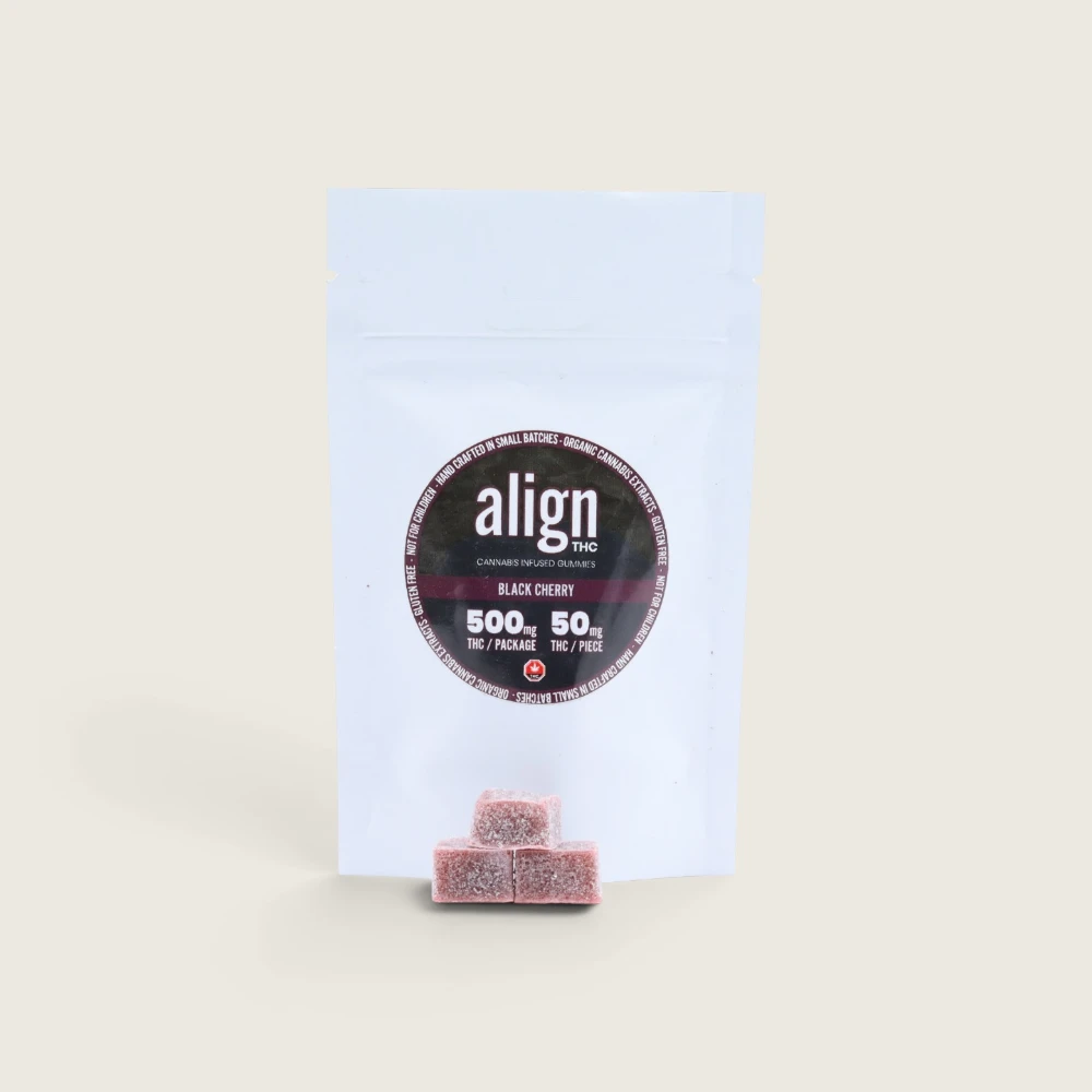 Align - Black Cherry Gummies (500 mg THC)