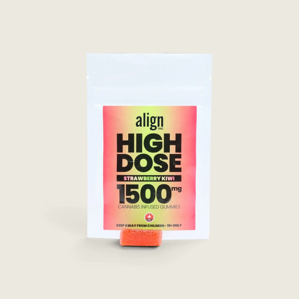 Align - Strawberry Kiwi High-Dose Gummies (1500 mg THC)