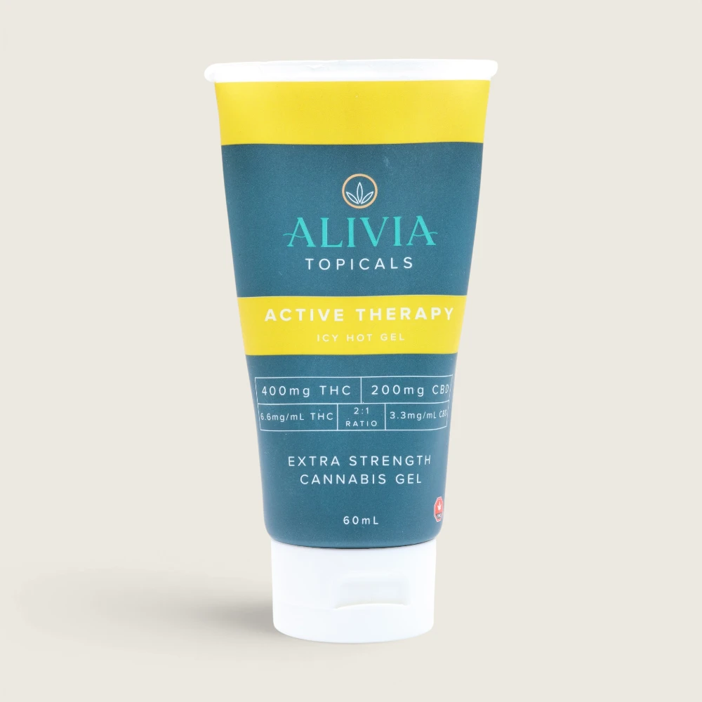Alivia - Active Therapy Icy Hot Gel (400 mg THC / 200 mg CBD)