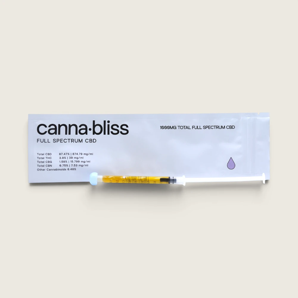 Canna-Bliss - Full Spectrum CBD Oil Syringe (875 mg CBD)