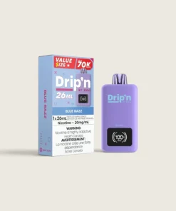 Drip’n - Blue Razz 26mL 70K Disposable Vape (20 mg/mL nicotine)