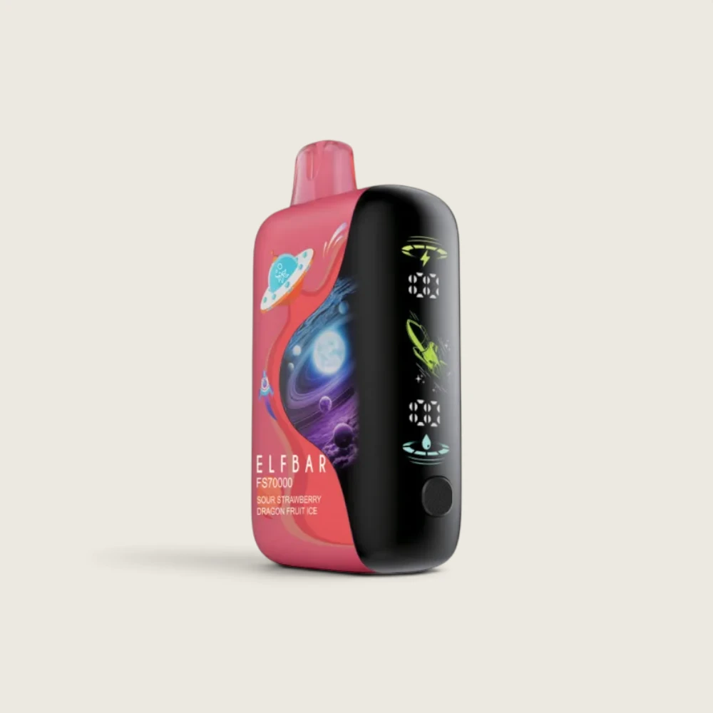 Elf Bar - Sour Strawberry Dragon Fruit Ice FS70K Disposable Vape (20 mg/mL nicotine)