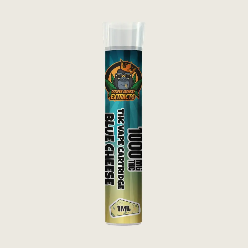 Golden Monkey Extracts - Blue Cheese Vape Cartridge (1000 mg THC)