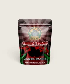 Golden Monkey Extracts - Cherry Bombs Gummies (240 mg THC / 100 mg CBD)