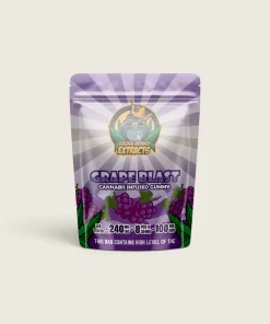 Golden Monkey Extracts - Grape Blast Gummies (240 mg THC / 100 mg CBD)