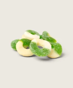 Golden Monkey Extracts - Green Apple Rings Gummies (240 mg THC / 100 mg CBD) - Image 2