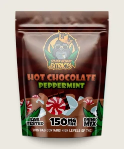 Golden Monkey Extracts - Peppermint Hot Chocolate Drink Mix (150 mg THC)