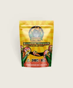 Golden Monkey Extracts - Rainbow Sherbet Gummies (240 mg THC)