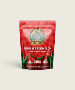 Golden Monkey Extracts - Sour Watermelon Gummies (240 mg THC)