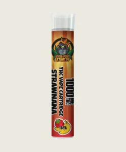 Golden Monkey Extracts - Strawnana Vape Cartridge (1000 mg THC)