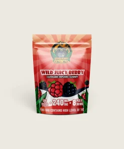 Golden Monkey Extracts - Wild Juicy Berry Gummies (240 mg THC)
