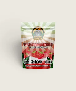 Golden Monkey Extracts - Wild Strawberries Gummies (240 mg THC)